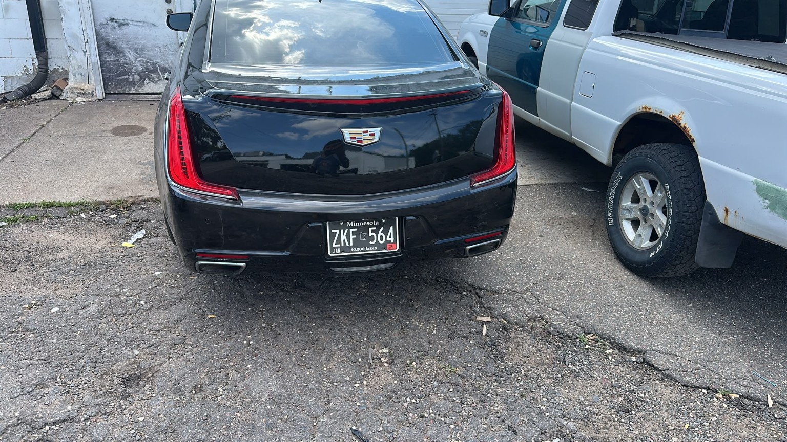 Cadillac rear after completed repair